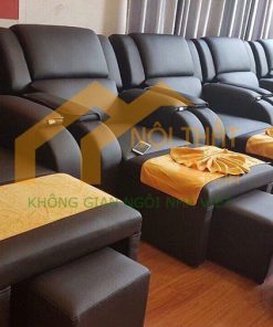 Ghế foot điện bọc da cao cấp