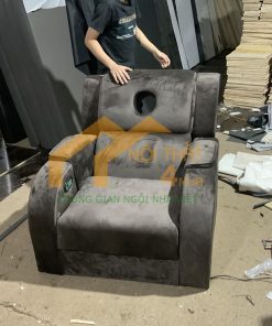 Ghế foot điện bọc nhung đẹp