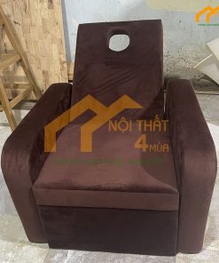 Ghế foot khung sắt bọc nhung cao cấp - GMF22 4 Ghế foot khung sắt bọc nhung cao cấp