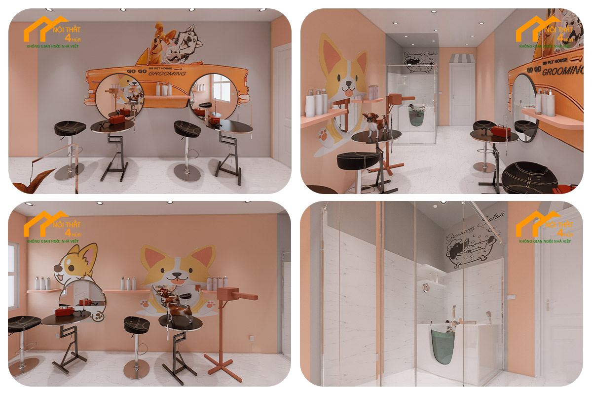 mẫu thiết kế pet shop đẹp và ấn tượng 2