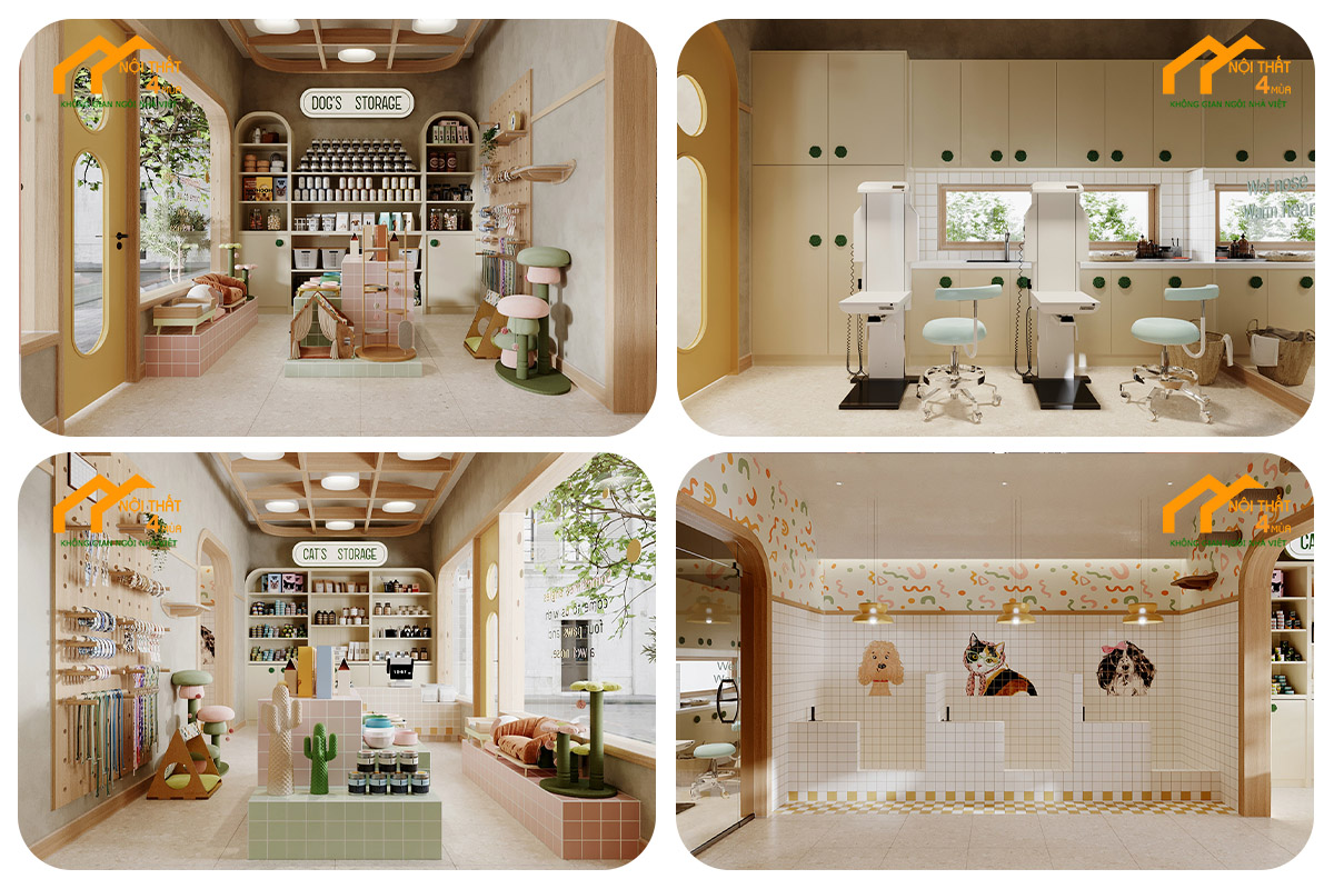 mẫu thiết kế pet shop đẹp và ấn tượng 3