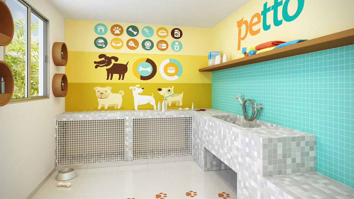 Thiết kế shop thú cưng theo xu hướng 2025 thu hút, ấn tượng 3 tiêu chí thiết kế pet shop