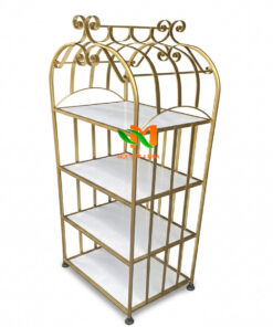 Kệ trưng bày 4 tầng bằng sắt đẹp