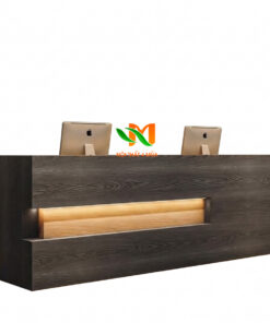 Quầy tính tiền chữ U cao cấp 2m4 - QTN13