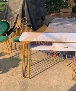 Bộ bàn nail tay 1m 2 ghế hiện đại