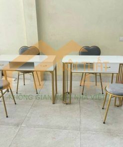 Bàn nail 2 ghế đơn giản đẹp