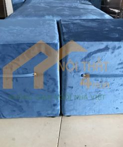 ghế massage foot body nhung xanh cao cấp