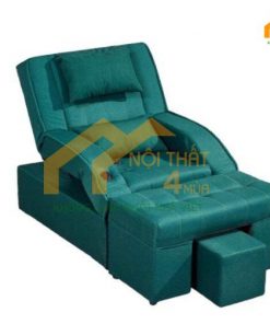 Ghế Massage foot điện khung sắt màu xanh cao cấp - GMF49 4 Ghế massage foot điện khung sắt bọc nhung cao cấp - GMF49