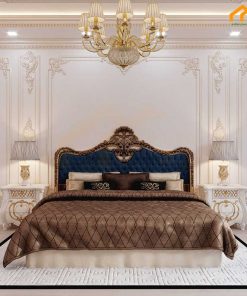 Giường ngủ gỗ tự nhiên GNHD32