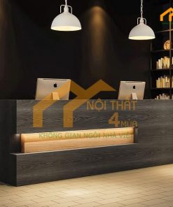 Quầy lễ tân chữ U cao cấp 2m4