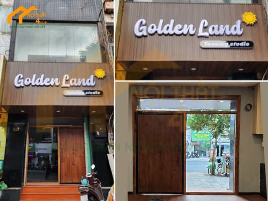 thi công dự án golden land-tanning studio