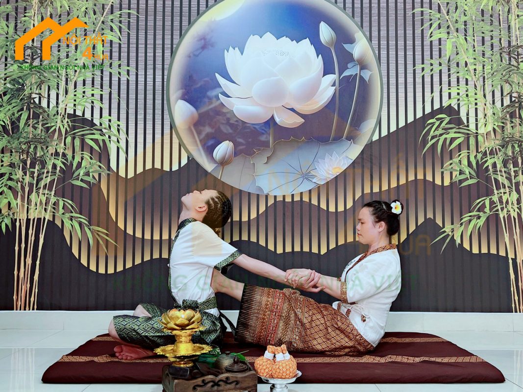 Hoàn thiện thi công nội thất Thanh Hiền Spa 1 Thi công không gian vật lý trị liệu tại spa Thanh Hiền