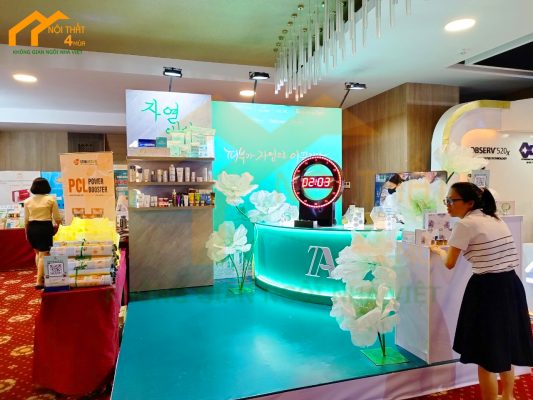thi công quầy hội chợ