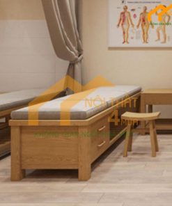 Giường spa gỗ thông cao cấp