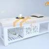 Giường spa gỗ thông cắt CNC cao cấp - GTCC07 2 Mẫu giường spa CNC đẹp