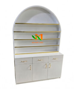 Kệ tủ nail vòng cung hiện đại