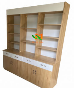 Kệ vách ngăn khung gỗ giá rẻ