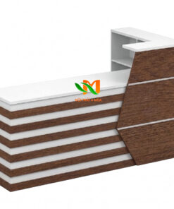 Quầy lễ tân chữ L spa hiện đại - QLTSP01