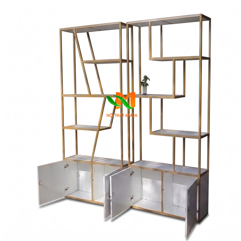 Kệ vách ngăn khung sắt giá rẻ