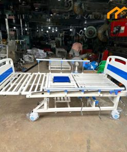 Giường 4 tay quây nâng đầu nâng chân lật trái lật phải - GDN13 7 khung giuong 4 tay quay nang dau voi nang chan lat trai lat phai co bo co ban an