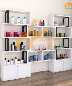 Tủ kệ trưng bày mỹ phẩm đẹp