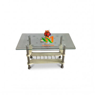 Bàn sofa mặt kính nhỏ hiện đại - BSS09 3 Bàn sofa spa mặt kính nhỏ