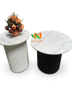 Bàn sofa soa tròn mặt đá