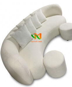 Ghế sofa spa cong hiện đại