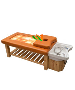 Giường gội đầu đá muối bồn sứ cao cấp