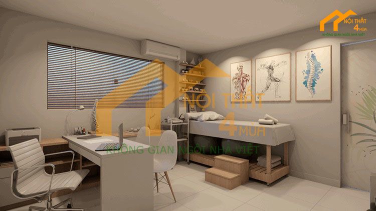 50+ Mẫu thiết kế phòng khám đẹp chuyên nghiệp, nâng cao lợi thế cạnh tranh 19 Thiết kế phòng khám đông y