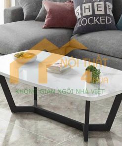 Bàn sofa spa mặt đá hiện đại
