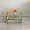 Bàn sofa spa mặt kính nhỏ