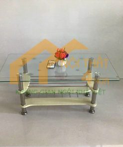 Bàn sofa spa mặt kính nhỏ
