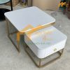 Bàn sofa spa 2 tầng hình vuông hiện đại - BSS11 1 Bàn sofa spa 2 tầng hình vuông hiện đại