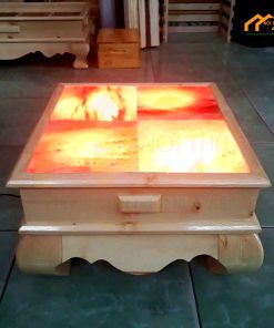 Bàn tọa thiền đá muối himalaya 4 viên