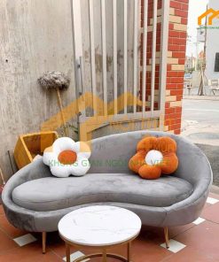 Ghế sofa spa bọc nhung cao cấp