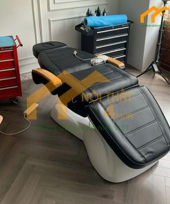 Giường tiêm filler điện màu đen