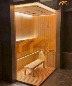 Phòng xông hơi khô cửa kéo