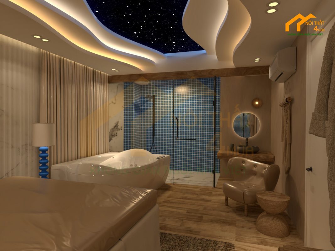 Dự án phòng xông hơi V.I.P ở quận 3, TPHCM 1 thi công lắp đặt phòng xông hơi VIP quận 3