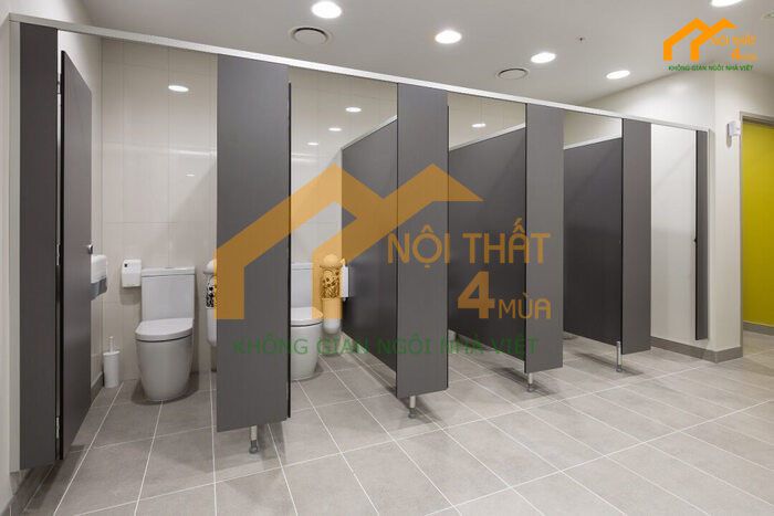 50+ Mẫu thiết kế phòng khám đẹp chuyên nghiệp, nâng cao lợi thế cạnh tranh 13 Thiết kế khu vực vệ sinh phòng khám