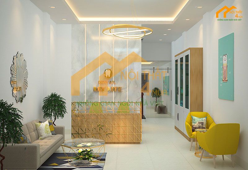 50+ Mẫu thiết kế phòng khám đẹp chuyên nghiệp, nâng cao lợi thế cạnh tranh 1 Thiết kế thi công nội thất phòng khám đẹp