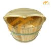 Bồn ngâm chân gỗ có nắp