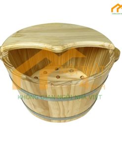 Bồn ngâm chân gỗ có nắp