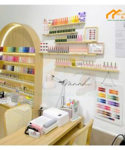Bộ tủ kệ nail gỗ công nghiệp giá rẻ