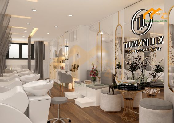 Dự án thiết kế spa Tuyền Lê Beauty Academy 4