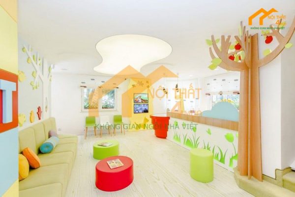 Mẫu thiết kế phòng khám nhi hiện đại, sang trọng