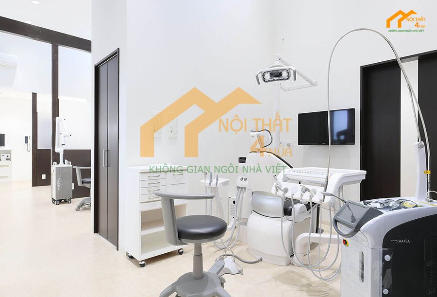 Thiết kế phòng khám mắt phong cách tối giản