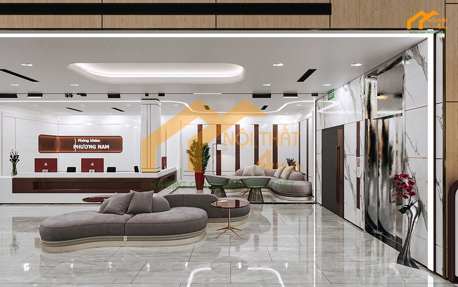 Thiết kế phòng khám mắt sang trọng, đẳng cấp