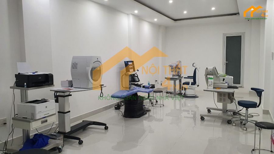 Thiết kế phòng khám mắt phong cách tối giản