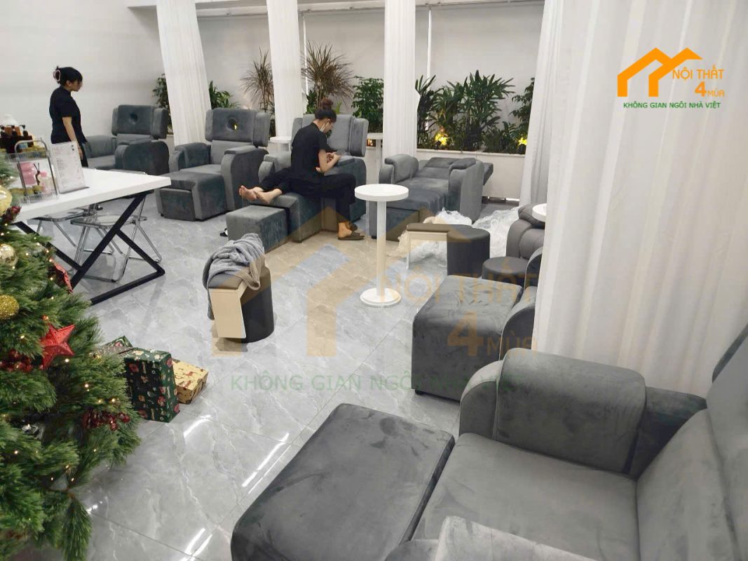 Thi công set-up nội thất phòng Masage Foot đẹp 1 setup phòng massage foot